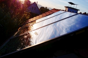 slnečne kolektory thermosolar strecha zapad slnka krytina ekobyvanie