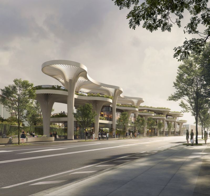 šanghaj trhovisko komunita centrum zelen eko 4
