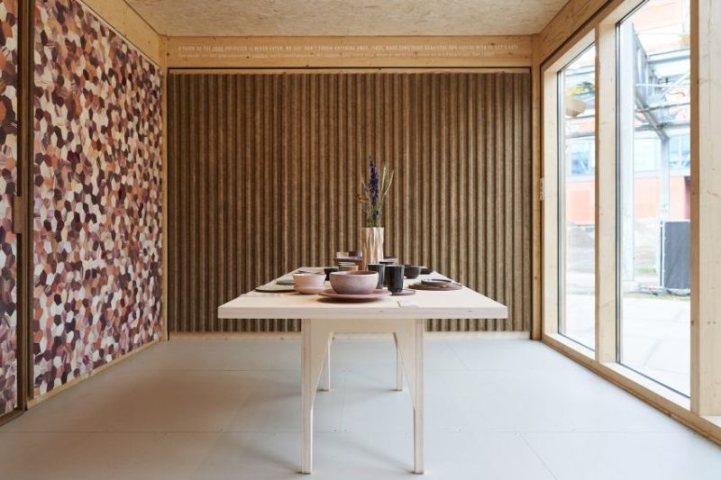 biodom eindhoven designweek slama drevo mycelium 4